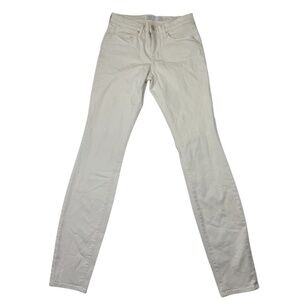AYR Cream Soft Skinny Denim Jeans